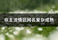 爱情非主流网名,独特韵味，尽显个性风采